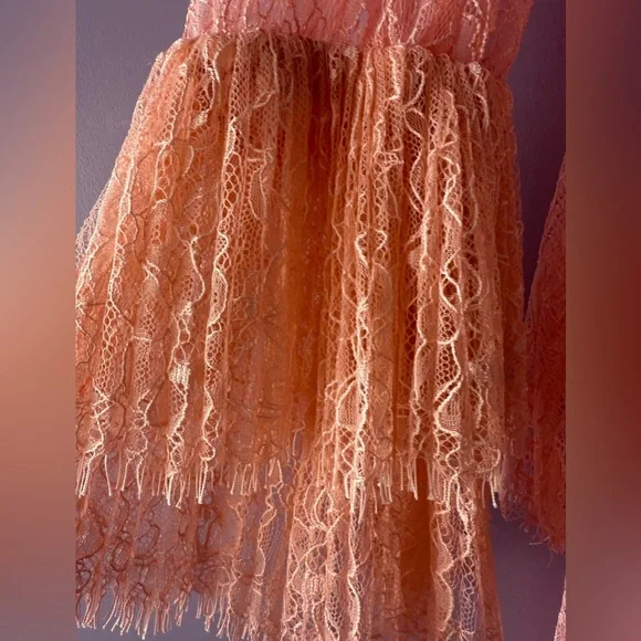 Alice + Olivia Joanie Tiered Ruffle Button-Down Dress - Picture 12 of 16